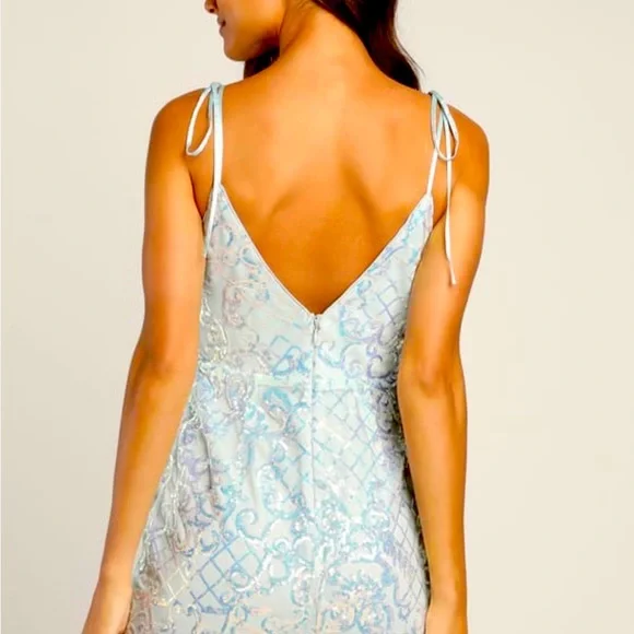 princess polly baby blue dress Women Sparkling Shimmer Strapless Sequin Dress Formal Occasion Wear Solid  Celebrity Night Outfit Bodycon Mini Sexy Party Dress